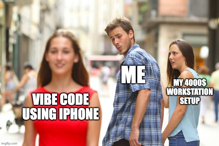 I deleted my laptop from my dev workflow. My iPhone does the job now